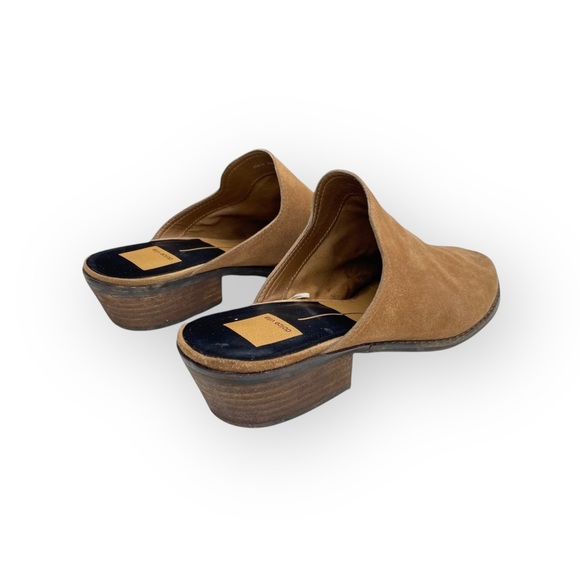 Dolce Vita  Festival Slip On Heeled Mules  Truffle Light Brown Suede  10M  - Picture 4 of 16